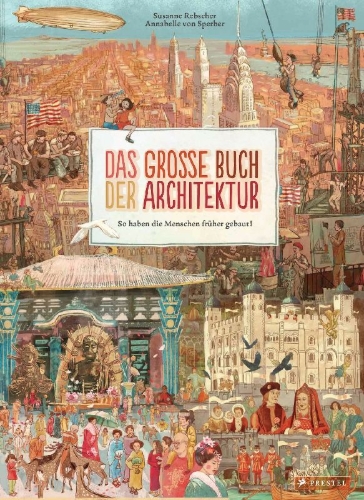 Buchcover und Innenansicht für das Buch: Das große Buch der Architektur