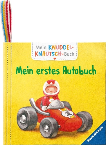 Buchcover und Innenansicht für das Buch: Mein Knuddel-Knautsch-Buch: robust, waschbar und federleicht. Praktisch für zu Hause und unterwegs