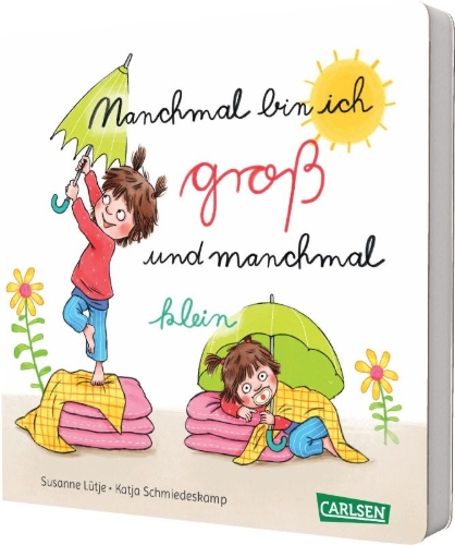 Buchcover und Innenansicht für das Buch: Manchmal bin ich groß ... und manchmal klein