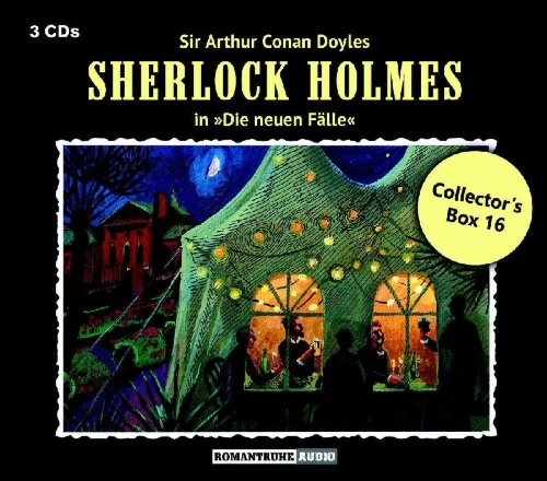 Buchcover und Innenansicht für das Buch: Sherlock Holmes - neue Fälle Collector Box 16
