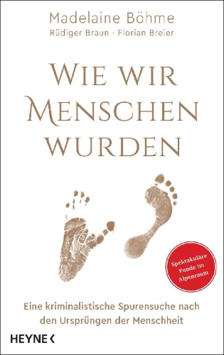 Buchcover und Innenansicht für das Buch: Wie wir Menschen wurden
