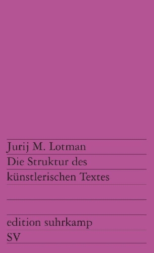 Buchcover und Innenansicht für das Buch: Die Struktur des künstlerischen Textes
