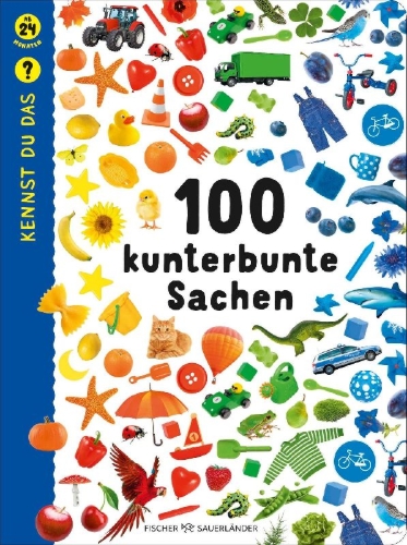 Buchcover und Innenansicht für das Buch: Kennst du das? 100 kunterbunte Sachen