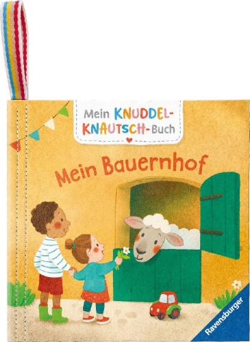 Buchcover und Innenansicht für das Buch: Mein Knuddel-Knautsch-Buch: Mein Bauernhof
