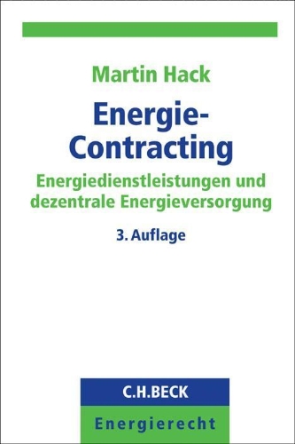 Buchcover und Innenansicht für das Buch: Energie-Contracting