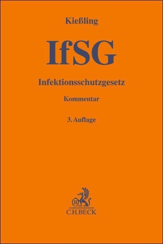 Buchcover und Innenansicht für das Buch: Infektionsschutzgesetz