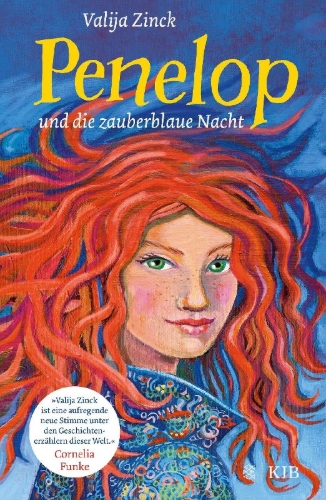 Buchcover und Innenansicht für das Buch: Penelop und die zauberblaue Nacht: Kinderbuch ab 10 Jahre - Fantasy-Buch für Mädchen und Jungen