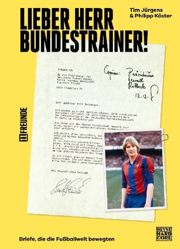 Buchcover und Innenansicht für das Buch: Lieber Herr Bundestrainer!