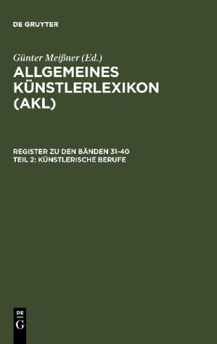Buchcover und Innenansicht für das Buch: Künstlerische Berufe