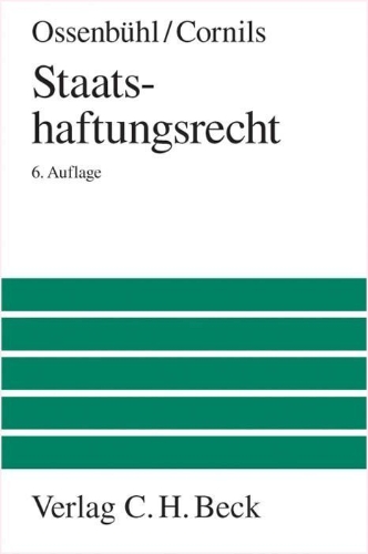 Buchcover und Innenansicht für das Buch: Staatshaftungsrecht