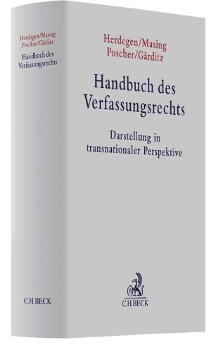 Buchcover und Innenansicht für das Buch: Handbuch des Verfassungsrechts