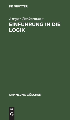 Buchcover und Innenansicht für das Buch: Einführung in die Logik