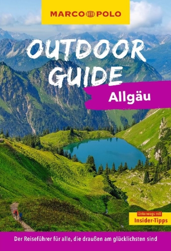 Buchcover und Innenansicht für das Buch: MARCO POLO OUTDOOR GUIDE Reiseführer Allgäu