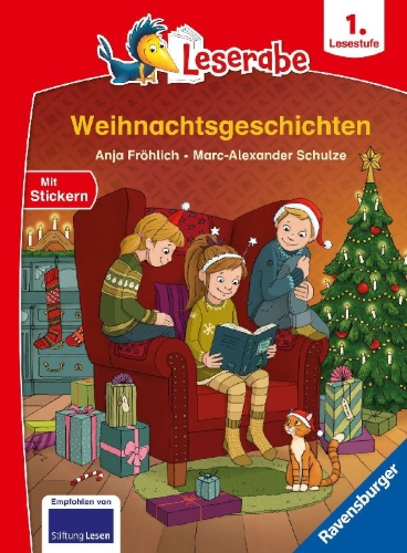 Buchcover und Innenansicht für das Buch: Leserabe 1. Lesestufe - Weihnachtsgeschichten