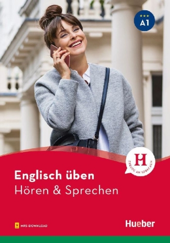 Buchcover und Innenansicht für das Buch: Englisch üben - Hören & Sprechen A1