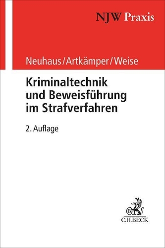 Buchcover und Innenansicht für das Buch: Kriminaltechnik und Beweisführung im Strafverfahren
