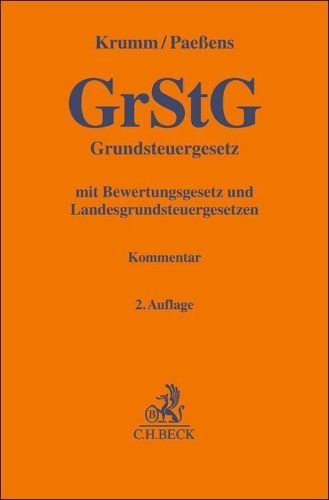 Buchcover und Innenansicht für das Buch: Grundsteuergesetz. GrStG
