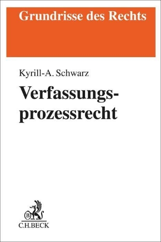 Buchcover und Innenansicht für das Buch: Verfassungsprozessrecht