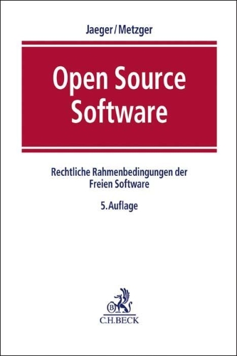Buchcover und Innenansicht für das Buch: Open Source Software