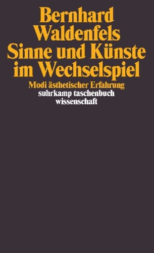 Buchcover und Innenansicht für das Buch: Sinne und Künste im Wechselspiel
