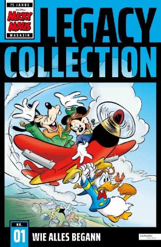 Buchcover und Innenansicht für das Buch: Micky Maus Legacy Collection 01