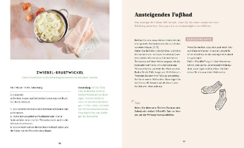 Buchcover und Innenansicht für das Buch: Meine Gesundheitsretter aus der Natur für ein starkes Immunsystem