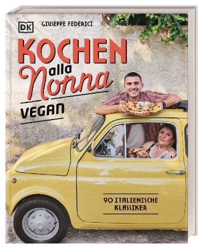 Buchcover und Innenansicht für das Buch: Kochen alla Nonna