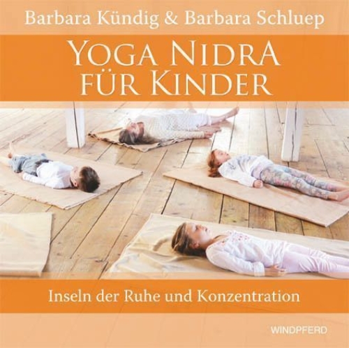 Buchcover und Innenansicht für das Buch: Yoga Nidra für Kinder