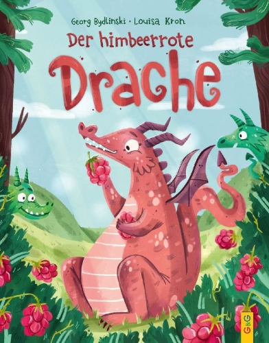 Buchcover und Innenansicht für das Buch: Der himbeerrote Drache