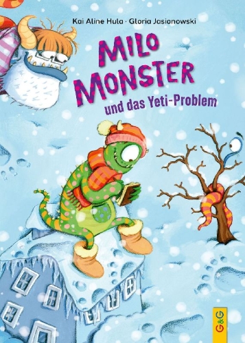 Buchcover und Innenansicht für das Buch: Milo Monster und das Yeti-Problem
