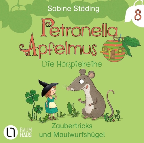 Buchcover und Innenansicht für das Buch: Petronella Apfelmus - Die Hörspielreihe