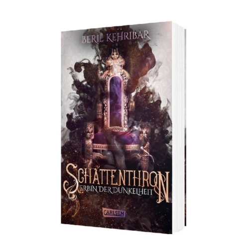 Buchcover und Innenansicht für das Buch: Schattenthron 1: Erbin der Dunkelheit