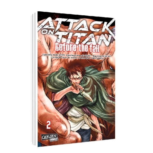 Buchcover und Innenansicht für das Buch: Shingeki no Kyojin - Before the Fall