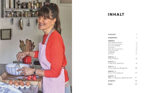 Buchcover und Innenansicht für das Buch: Modern Baking
