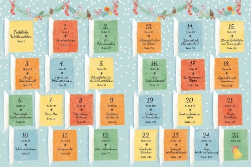 Buchcover und Innenansicht für das Buch: Peter Rabbit Christmas is coming