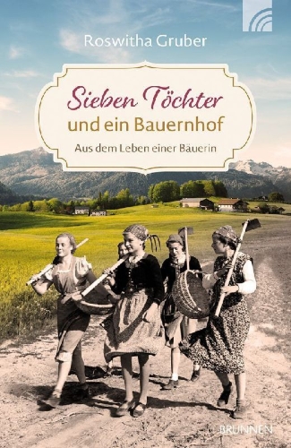 Buchcover und Innenansicht für das Buch: Sieben Töchter und ein Bauernhof