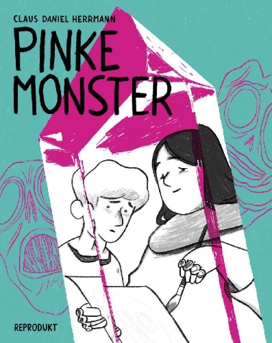 Buchcover und Innenansicht für das Buch: Pinke Monster