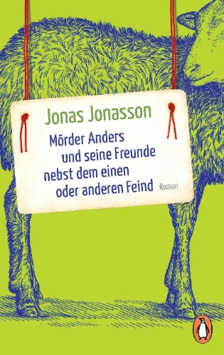 Buchcover und Innenansicht für das Buch: Mördar-Anders och hans vänner (samt en och annan ovän)