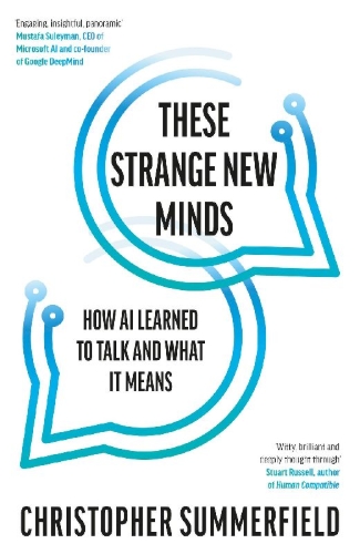 Buchcover und Innenansicht für das Buch: These Strange New Minds