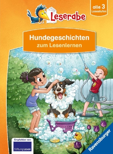 Buchcover und Innenansicht für das Buch: Leserabe Sonderausgaben - Hundegeschichten zum Lesenlernen