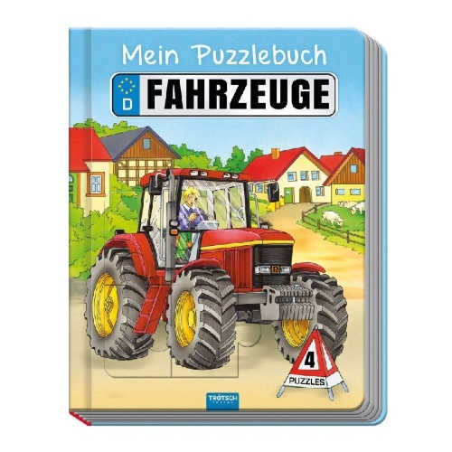 Buchcover und Innenansicht für das Buch: Trötsch Puzzlebuch Mein tolles Puzzlebuch Fahrzeuge