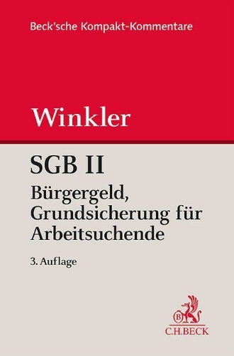 Buchcover und Innenansicht für das Buch: SGB II Bürgergeld. Grundsicherung für Arbeitsuchende
