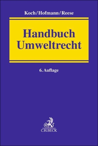 Buchcover und Innenansicht für das Buch: Handbuch Umweltrecht