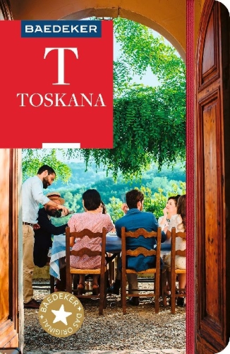 Buchcover und Innenansicht für das Buch: Baedeker Reiseführer Toskana