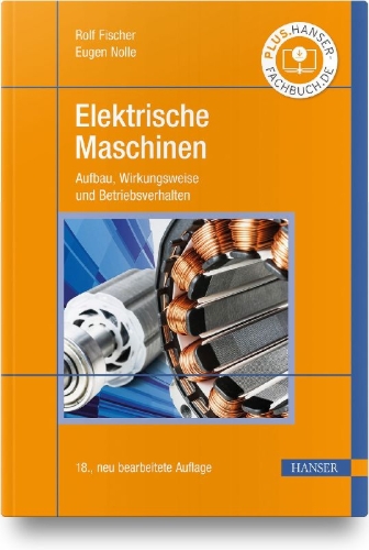 Buchcover und Innenansicht für das Buch: Elektrische Maschinen