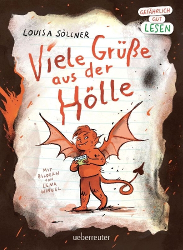 Buchcover und Innenansicht für das Buch: Viele Grüße aus der Hölle!