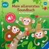 Buchcover und Innenansicht für das Buch: Play+ Mein allererstes Soundbuch Im Dschungel - ab 12 Monate