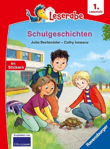 Buchcover und Innenansicht für das Buch: Leserabe - 1. Lesestufe - Schulgeschichten