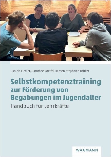 Buchcover und Innenansicht für das Buch: Selbstkompetenztraining zur Förderung von Begabungen im Jugendalter