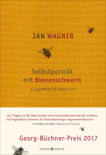 Buchcover und Innenansicht für das Buch: Selbstporträt mit Bienenschwarm